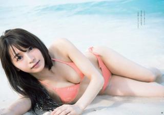 【プリンセスの全力疾走】ベイビーレイズJAPAN・傳谷英里香(21)の週プレ水着画像