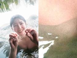 乃木坂46久保史緒里の初写真集限定温泉カットで乳首が映り込む