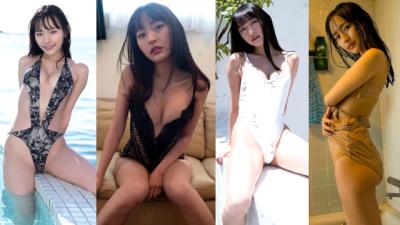 【高崎かなみ9】透明感のある白い肌とスレンダーな体型を水着で披露するDカップ美女のグラビア画像⑤