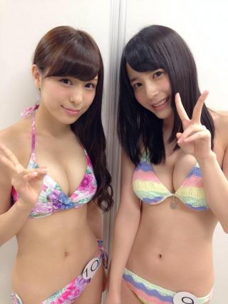 【ビキニライン画像】AKB48のアイドル達が水着でおっぱいを見せまくりでエロくて鼻血が出ちゃったｗｗｗｗｗ