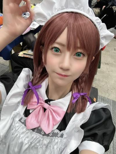 【画像あり】七沢みあさん、コミケでコスプレして売り子をする その辺のコスプレイヤーを圧倒する可愛さ！