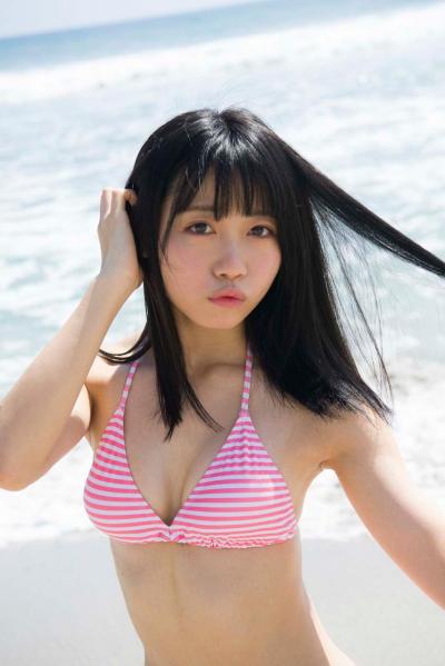 【JK】来栖りん（１８）、「日本一カワイイ制服美少女」水着姿を披露する！