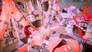 機械姦　拘束 機械姦ハード陵辱♡機械に拘束された激カワ美少女たちが口内も膣内も全て機械触手に犯され高速ピストンで連続イキ！無限拷問！ - エロアニメタレスト