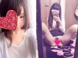 Twitterで美人な専門学生２２歳♀が全裸になってヘアヌード鏡撮り