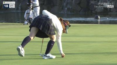 女子ゴルフ伊藤園おっぱいゴルフ