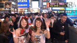 【ハロウィン　ｈ画像】ハロウィン列島リレーと題して日本全国のエッチなハロウィン仮装が観れちゃう番組がやってるぞ！！ビッチは渋谷と大阪に決定だなｗｗ