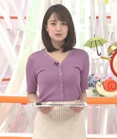 【女子アナ】井上清華アナ、お〇ぱいを腕で持ち上げてしまう.....