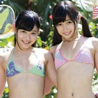 現役JKアイドル榊まこ(16)と西山乃利子(16)が水着でツイスターゲームした結果wwwwwww