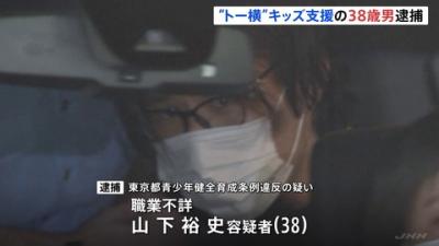 【画像】トー横で兄貴分的存在のあのヒロさんこと山下裕史（ひろふみ）38歳がJCとえっちして逮捕