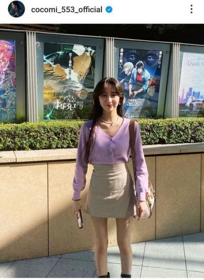 【画像】工藤静香の22歳長女・Cocomi、ミニスカの私服ショットが可愛すぎる