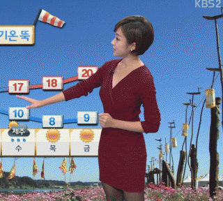 【海外のエロニュース】韓国のニュースや天気予報はミニスカ祭り状態が過熱気味に!!!