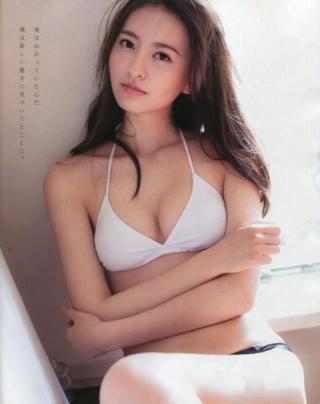 【二十歳、オトナ、さらに美しく】HKT48・森保まどか(20)の週刊誌水着画像