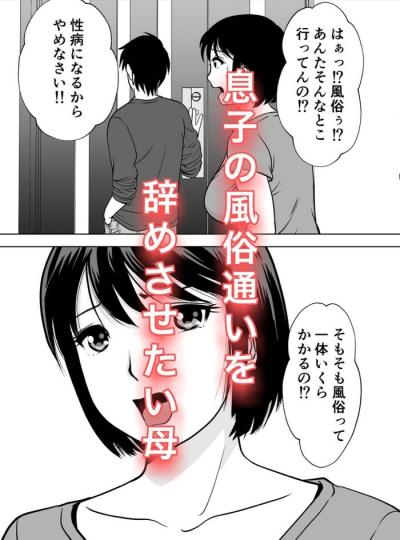 エチエチマンガ・母子家庭の熟女お母さんが息子を相手に風俗プレイ