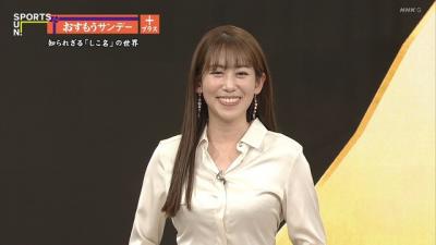 中川安奈アナ、メロンおっぱい！あからさまな巨乳じゃないタマラン