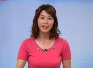 NHKの巨乳アナウンサー！杉浦友紀の抜けるエロ画像
