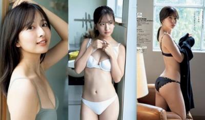 斉藤里奈”美人モデル女子大生”の初水着グラビア画像等20枚