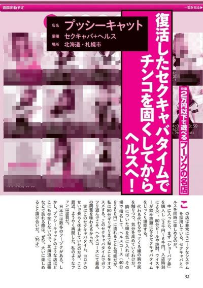 札幌・すすきののセクキャバプッシーキャットのヘルスありの素晴らしいシステム