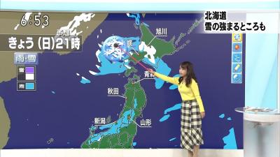 片山美紀 NHK気象予報士の小さな身体に強気なおっぱいセクシー画像