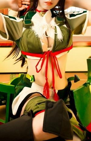 【コスビッチ】細身巨乳な艦これ「天城」コスプレイヤー画像！