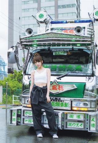 乃木坂46の衛藤美彩ちゃん扮するトラック運転手グラビア可愛すぎるやろ！アイドル画像