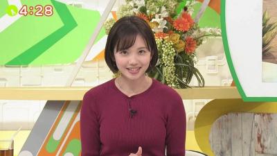 田中瞳アナ、ニットおっぱいすごかったし脱いだら明らかにすごいだろ