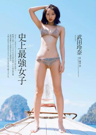 注目の美女！モデル武田玲奈ちゃんのスレンダーすぎる水着グラビア画像！