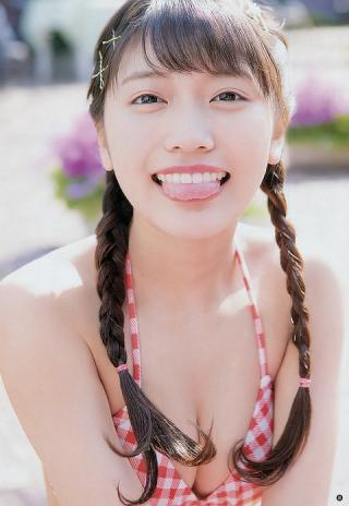 【はじまりの】まねきケチャ・松下玲緒菜(18)のヤングチャンピオン水着画像