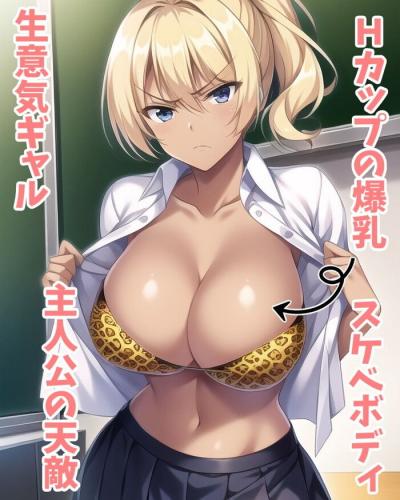 同人エロ漫画・爆乳女子の巫女と行う愛結びの淫らな儀式