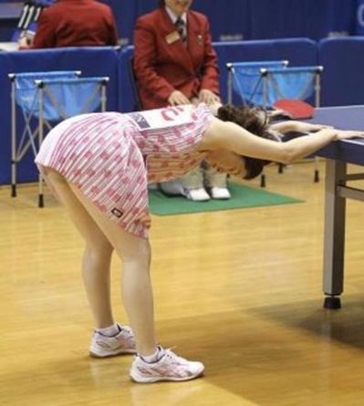 【コスプレ盗撮】卓球女子達をエロ目線で追いかけた画像その2