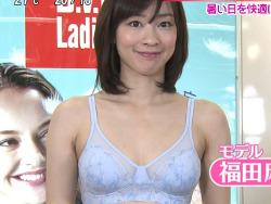日テレ夏のブラジャー特集でモデル福田麻衣のメッシュブラが艶めかしい