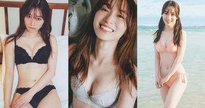 守屋麗奈のぶりっ子水着姿と下着姿！セクシー写真集のエロ画像。