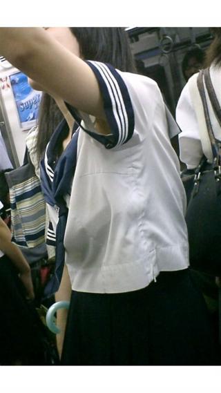 電車内で吊り革に掴まる女性の汗ばんだ腋を盗撮する奴ｗｗｗｗｗｗ