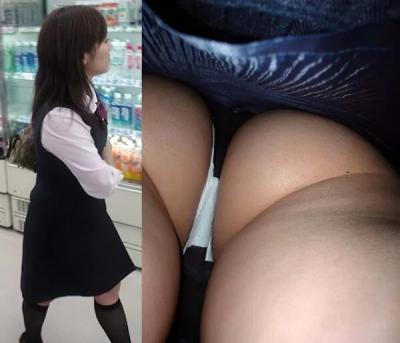 OLのスーツスカート逆さ撮り画像50枚 働く女の蒸れたパンティ盗撮集めてみた