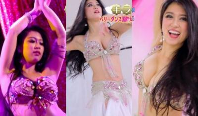 ベリーダンス世界一・中村眞梨(25)の胸チラ巨乳おっぱいエロ画像