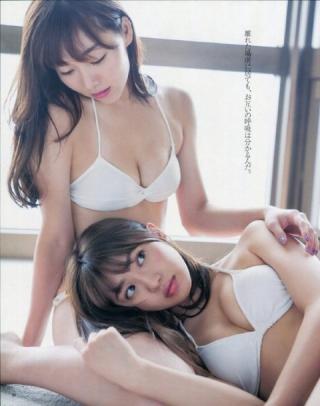 【これからも一緒】AKB48・木﨑ゆりあ(21)と須田亜香里(25)の水着画像
