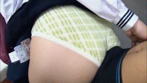 【GIF画像】着衣尻コキ素股エロGIF　１[GIF image] Clothed ass footjob intercrural sex erotic GIF　１