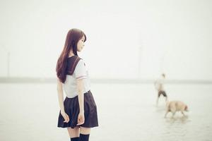 	 【ソックスLOVE】制服＋黒ニーソ、黒ハイソなグっときたフェチ画像！