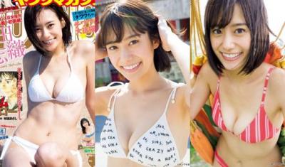 吉田志織(21)の初水着グラビアのセクシーエロ画像30枚