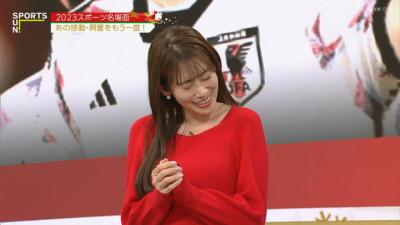 中川安奈アナ、生ニットおっぱいたまんねええええ