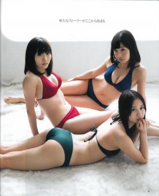 SKE48の3人よる豪華なグラビア画像まとめ。古畑奈和　須田亜香里　柴田阿弥