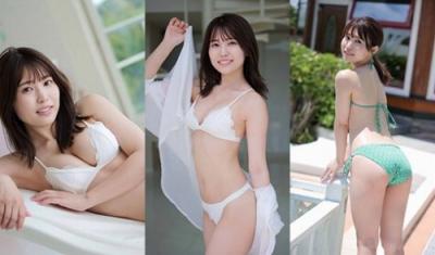 坂東遥”あざとい系アイドル”の巨乳水着グラビア画像等30枚