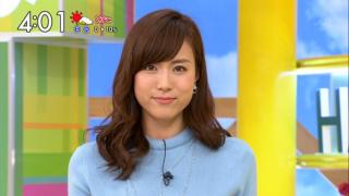 【TBS元AD笹川友里アナのTVキャプ画像】 太田雄貴と結婚へパンチラ着衣の美乳！
