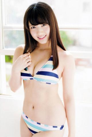 【巨乳】AKB48・大和田南那(16)の水着画像