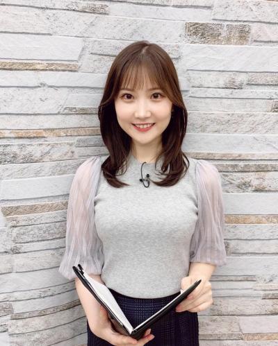 野村彩也子アナ、ニットおっぱい強調が凄かったプチブランチ