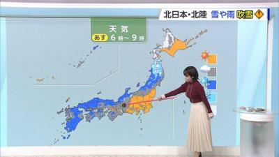 NHK気象予報士の片山美紀さん、おっぱいVAR判定