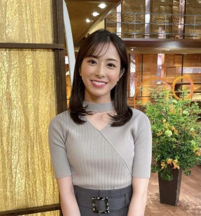 【女子アナ】田原萌々アナ、巨乳すぎる.....