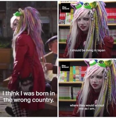 【画像】 白人女性「私は間違った国に生まれた。日本なら私のことを受け入れてくれるのに。」🗽