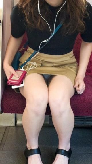 よっしゃぁ～～～～、向かいに座ってるお姉さんのパンツ見えた！これだから電車通勤楽しいんだなんｗｗｗｗｗ