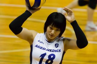 女子バレー 吉村志穂選手のガチムチな体と可愛い顔のギャップがたまらんち