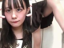 AKB48立仙愛理が生配信中にセーラー服で純白パンチラする放送事故
